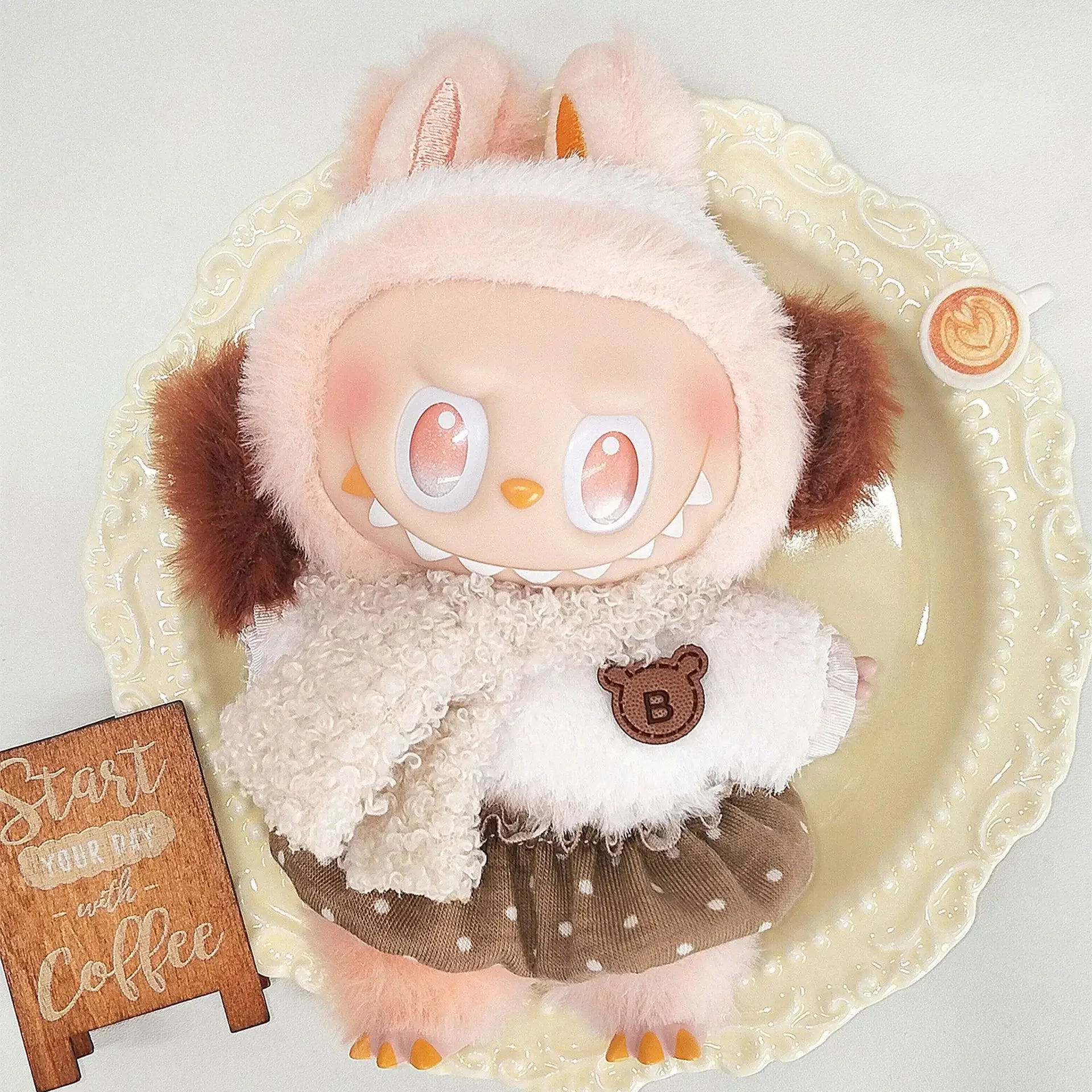 Cartoon Style Cute Clothes Labubu