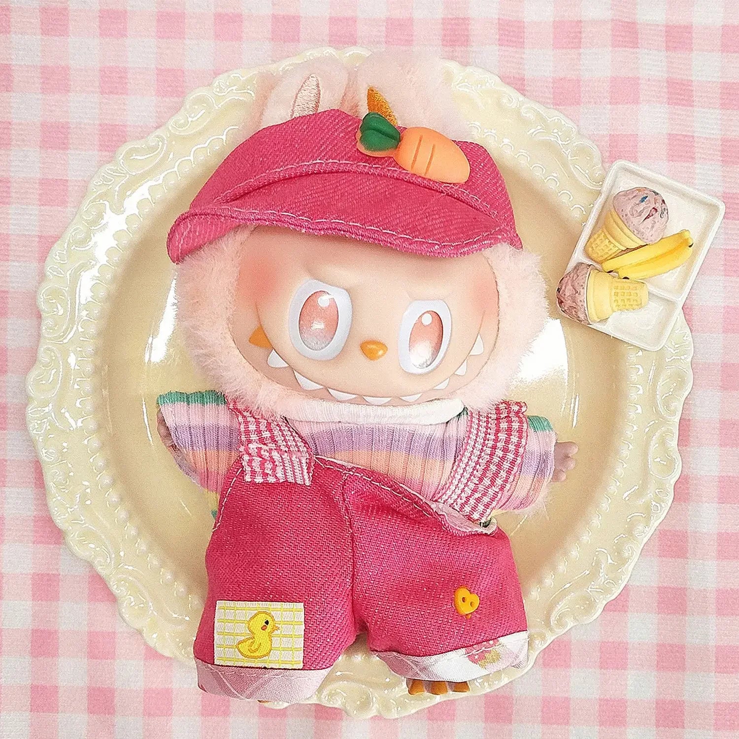 Cartoon Style Cute Clothes Labubu