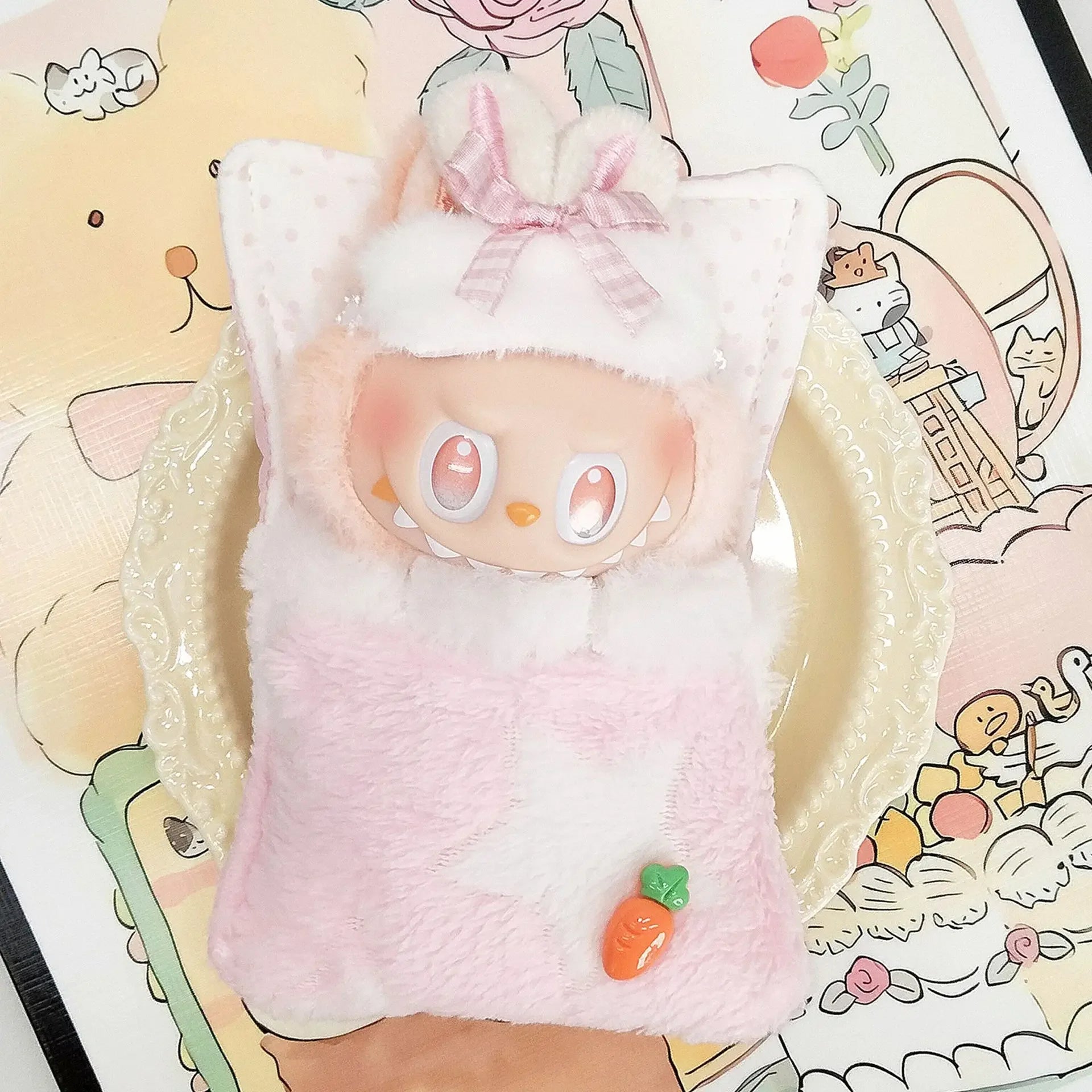 Cartoon Style Cute Clothes Labubu