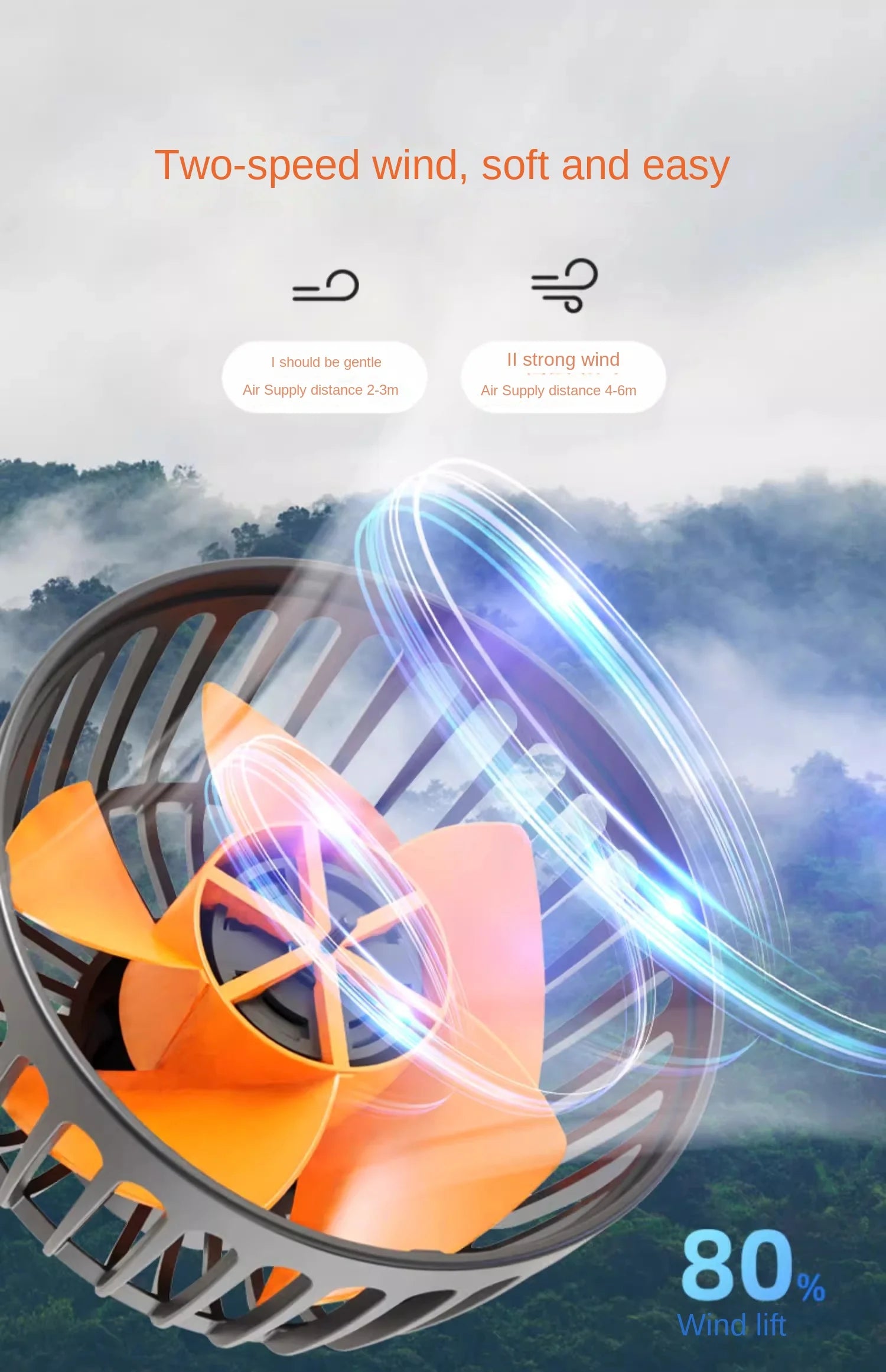 Car Fan 360° Adjustable 3 Head Air Fan