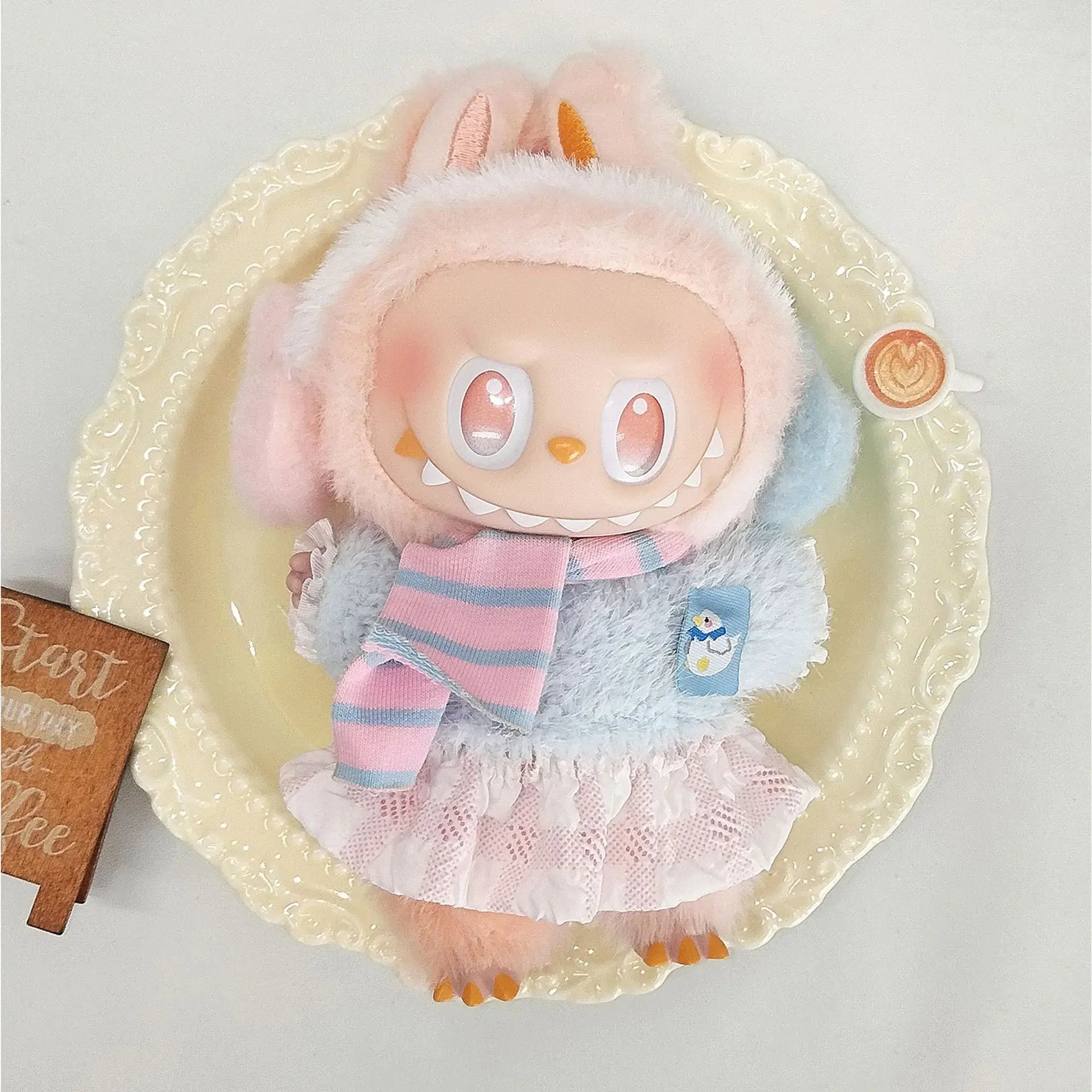 Cartoon Style Cute Clothes Labubu