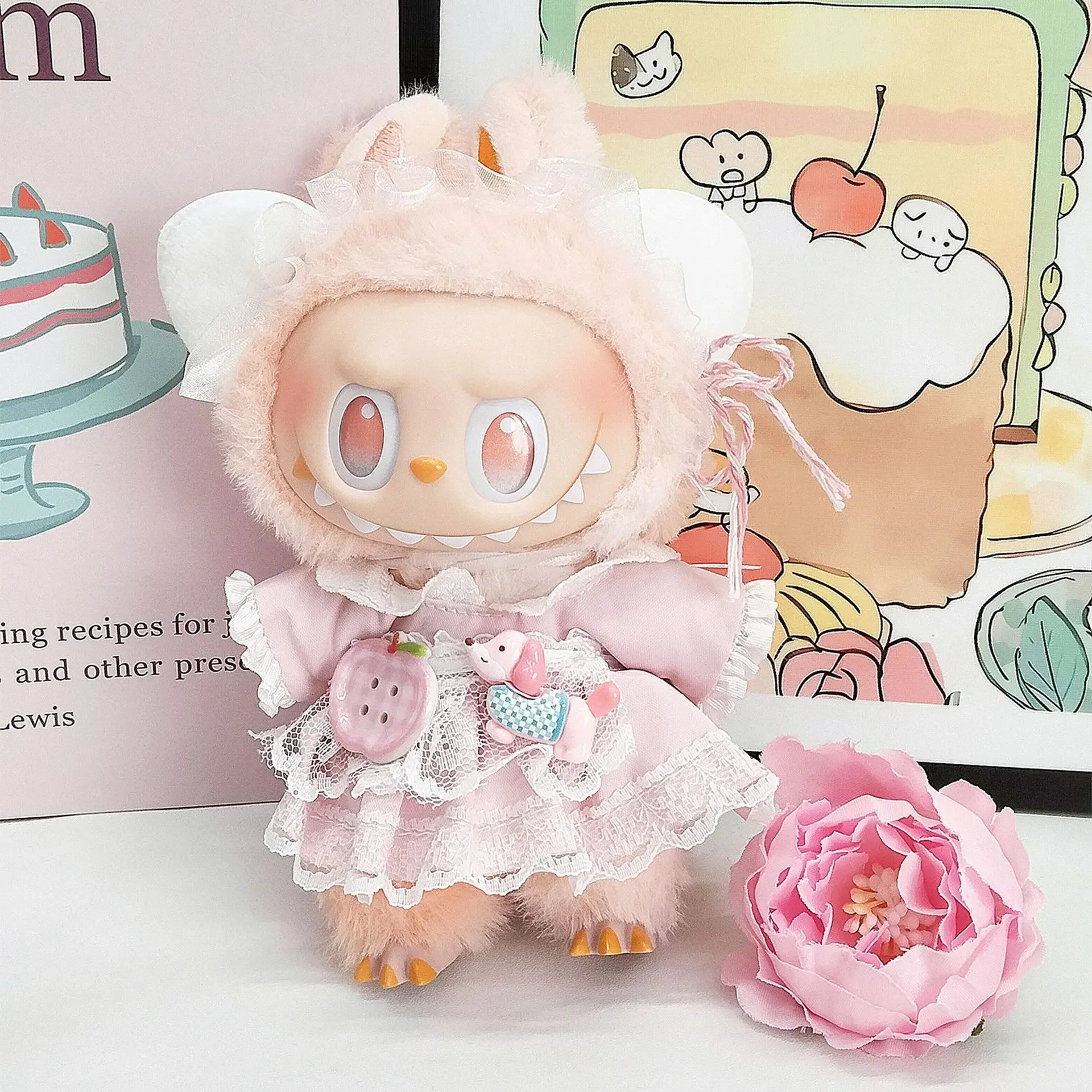 Cartoon Style Cute Clothes Labubu